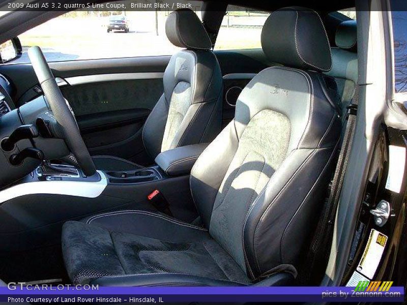 Brilliant Black / Black 2009 Audi A5 3.2 quattro S Line Coupe