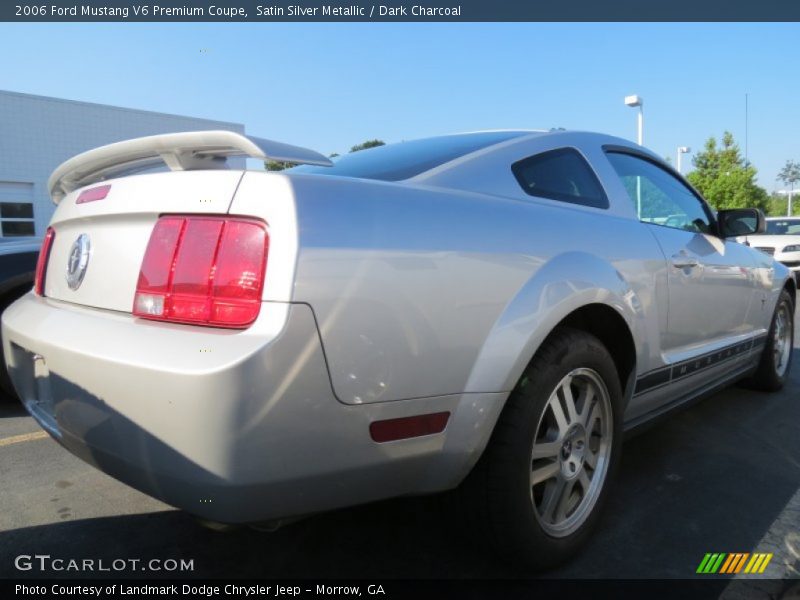 Satin Silver Metallic / Dark Charcoal 2006 Ford Mustang V6 Premium Coupe