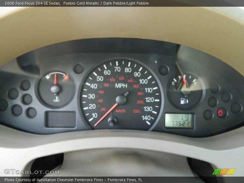 Pueblo Gold Metallic / Dark Pebble/Light Pebble 2006 Ford Focus ZX4 SE Sedan