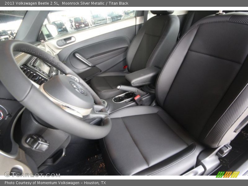 Moonrock Silver Metallic / Titan Black 2013 Volkswagen Beetle 2.5L