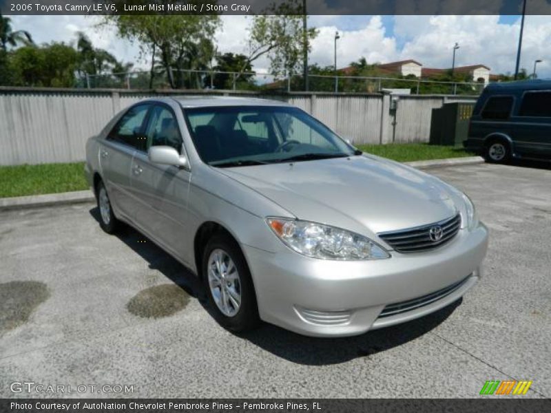 Lunar Mist Metallic / Stone Gray 2006 Toyota Camry LE V6