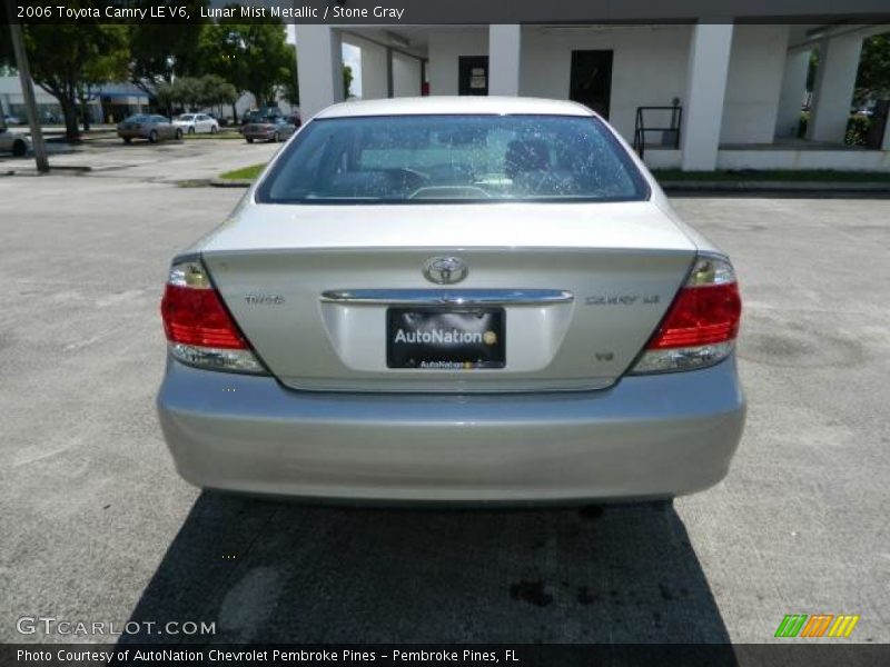 Lunar Mist Metallic / Stone Gray 2006 Toyota Camry LE V6