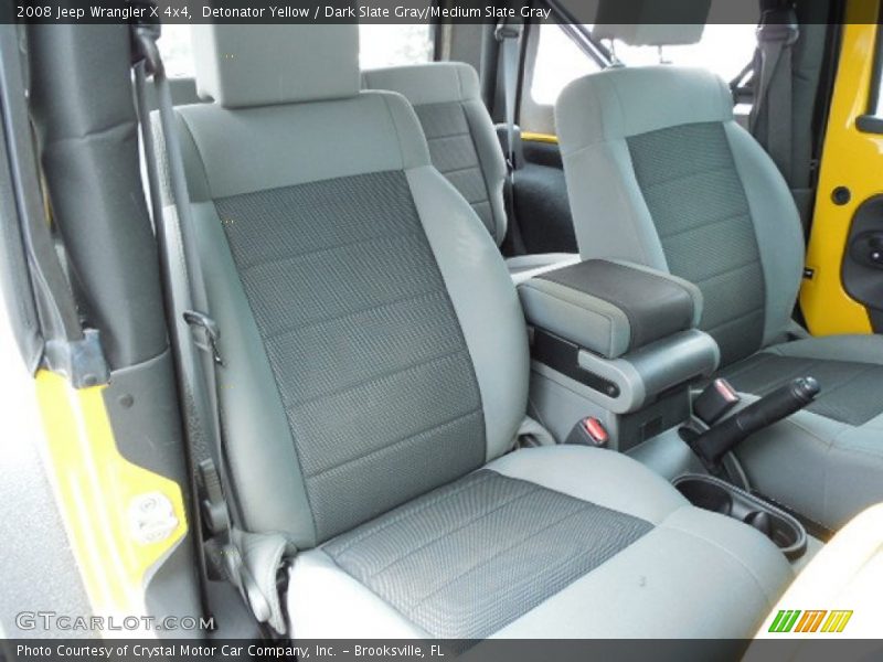 Detonator Yellow / Dark Slate Gray/Medium Slate Gray 2008 Jeep Wrangler X 4x4
