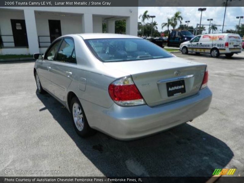 Lunar Mist Metallic / Stone Gray 2006 Toyota Camry LE V6