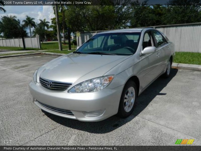 Lunar Mist Metallic / Stone Gray 2006 Toyota Camry LE V6