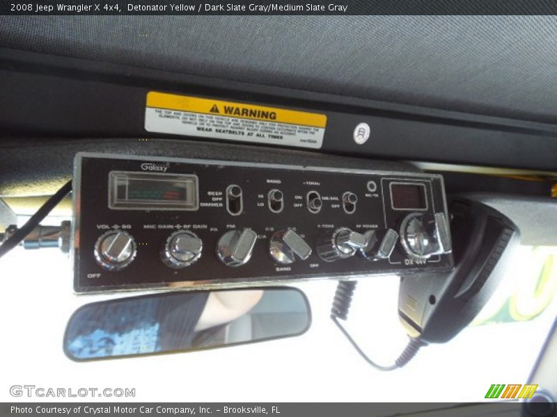 Detonator Yellow / Dark Slate Gray/Medium Slate Gray 2008 Jeep Wrangler X 4x4