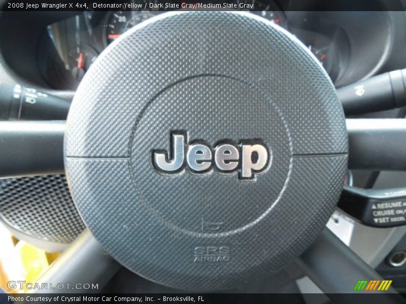 Detonator Yellow / Dark Slate Gray/Medium Slate Gray 2008 Jeep Wrangler X 4x4