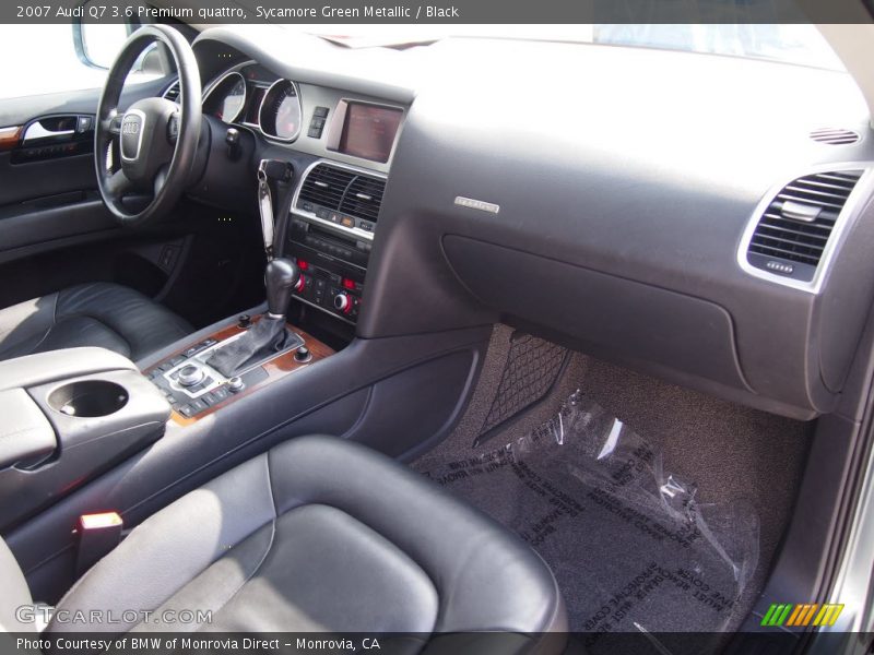 Sycamore Green Metallic / Black 2007 Audi Q7 3.6 Premium quattro