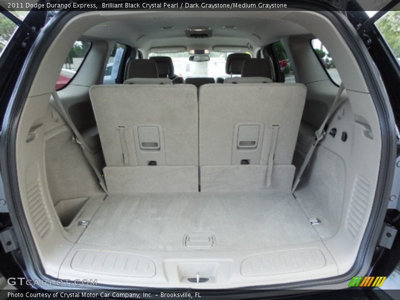 Brilliant Black Crystal Pearl / Dark Graystone/Medium Graystone 2011 Dodge Durango Express