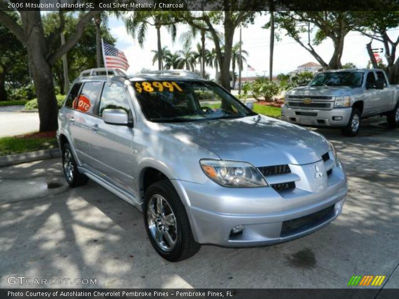 Cool Silver Metallic / Charcoal 2006 Mitsubishi Outlander SE