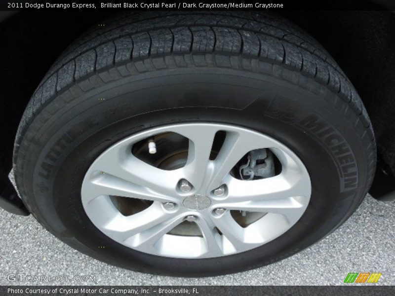 Brilliant Black Crystal Pearl / Dark Graystone/Medium Graystone 2011 Dodge Durango Express