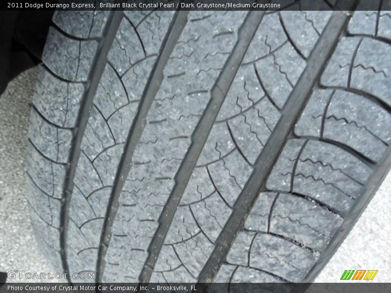 Brilliant Black Crystal Pearl / Dark Graystone/Medium Graystone 2011 Dodge Durango Express