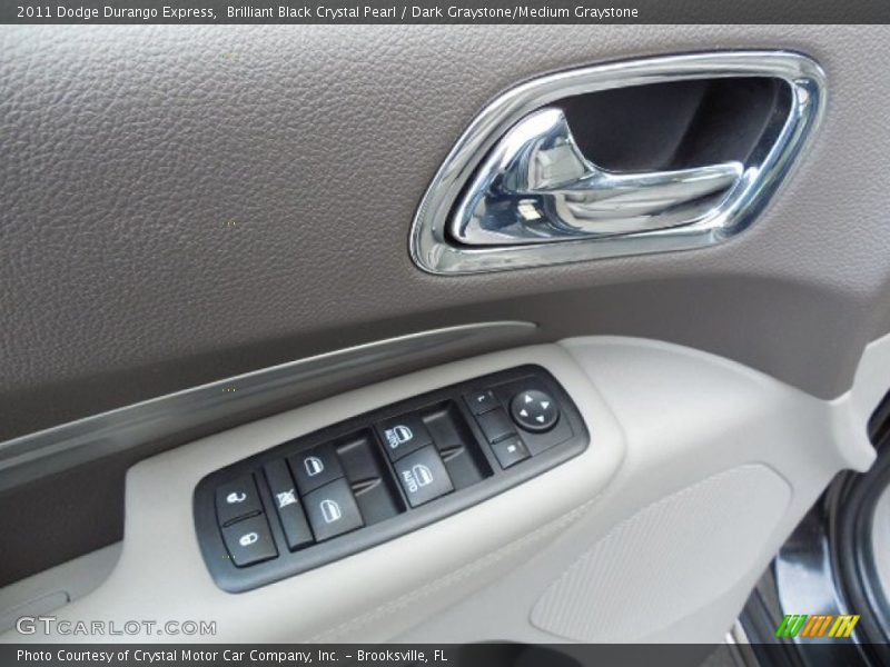 Brilliant Black Crystal Pearl / Dark Graystone/Medium Graystone 2011 Dodge Durango Express