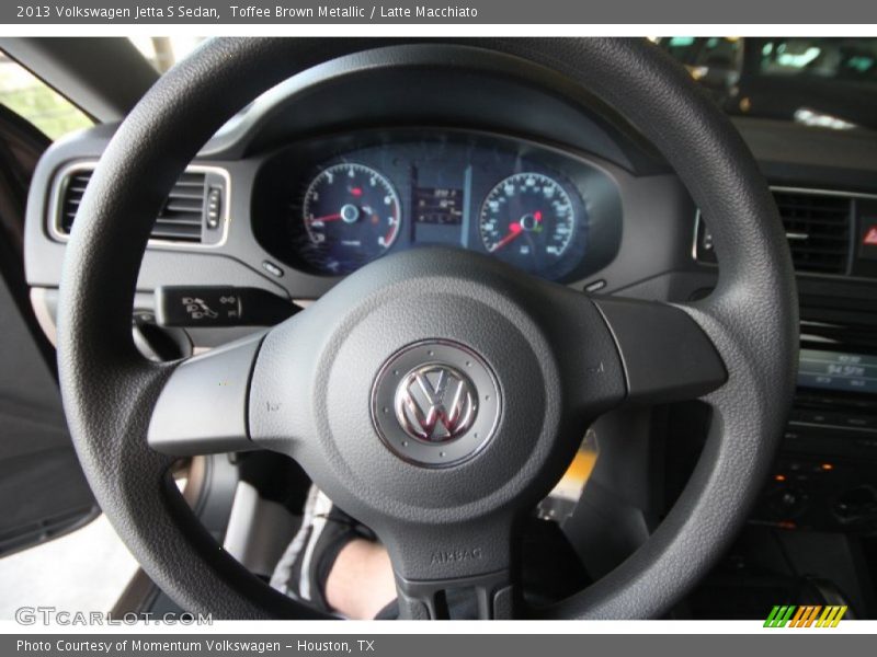 Toffee Brown Metallic / Latte Macchiato 2013 Volkswagen Jetta S Sedan