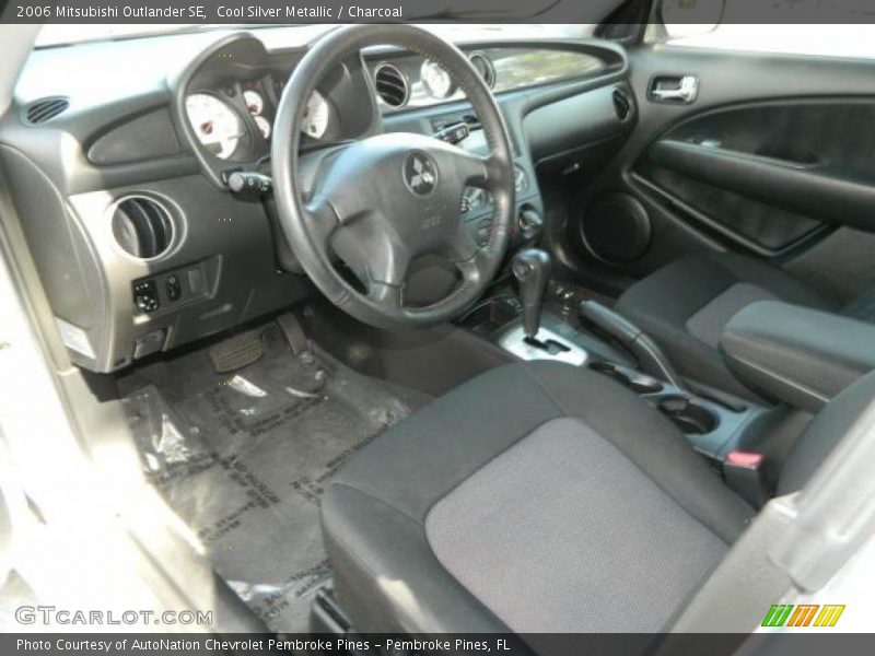 Cool Silver Metallic / Charcoal 2006 Mitsubishi Outlander SE