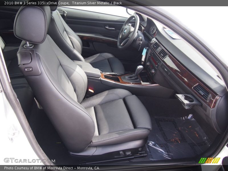 Titanium Silver Metallic / Black 2010 BMW 3 Series 335i xDrive Coupe