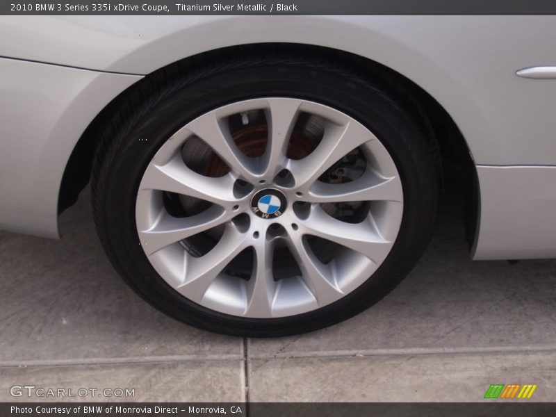 Titanium Silver Metallic / Black 2010 BMW 3 Series 335i xDrive Coupe
