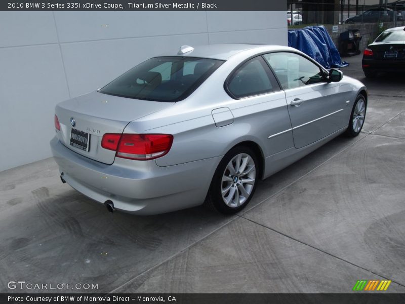 Titanium Silver Metallic / Black 2010 BMW 3 Series 335i xDrive Coupe
