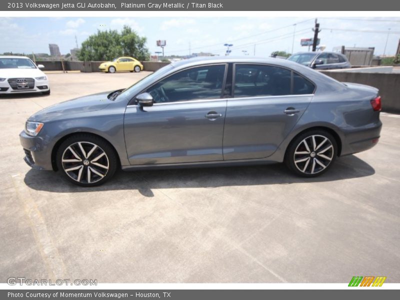 Platinum Gray Metallic / Titan Black 2013 Volkswagen Jetta GLI Autobahn