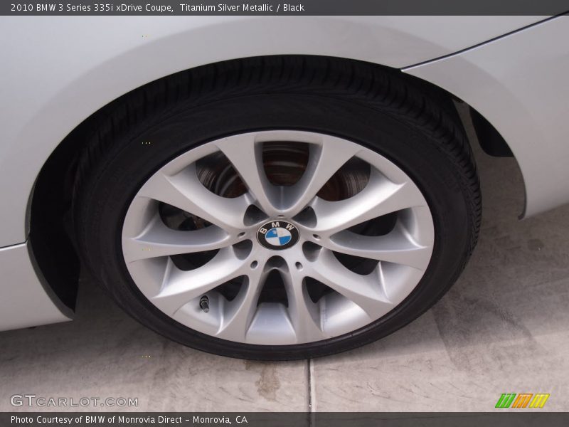 Titanium Silver Metallic / Black 2010 BMW 3 Series 335i xDrive Coupe