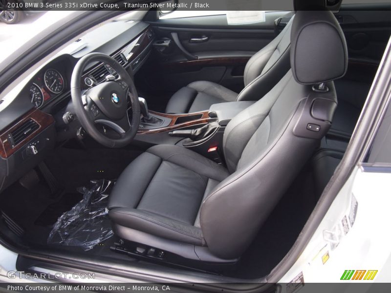 Titanium Silver Metallic / Black 2010 BMW 3 Series 335i xDrive Coupe