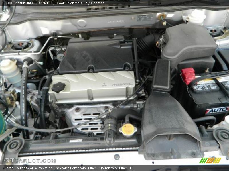 Cool Silver Metallic / Charcoal 2006 Mitsubishi Outlander SE