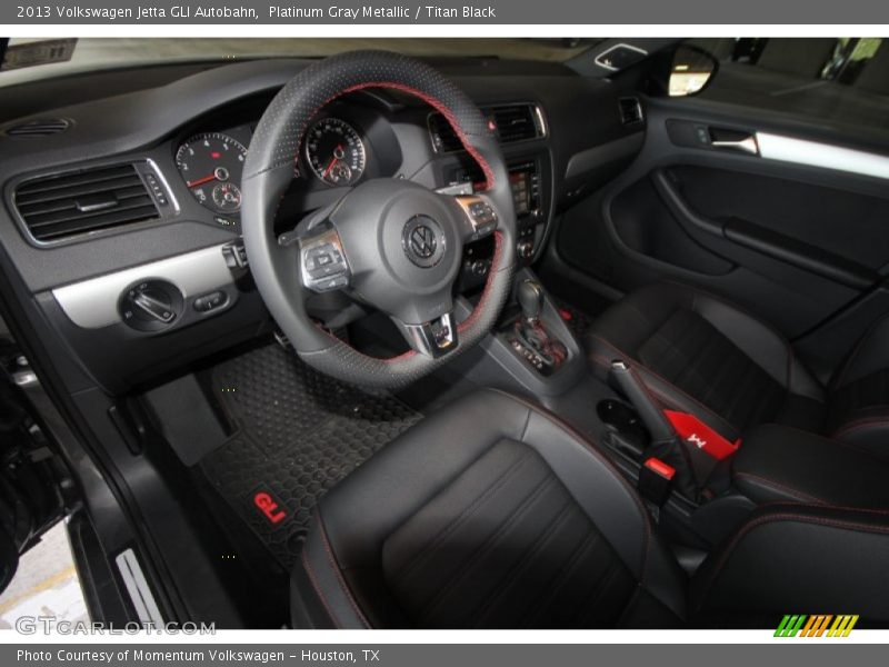 Platinum Gray Metallic / Titan Black 2013 Volkswagen Jetta GLI Autobahn
