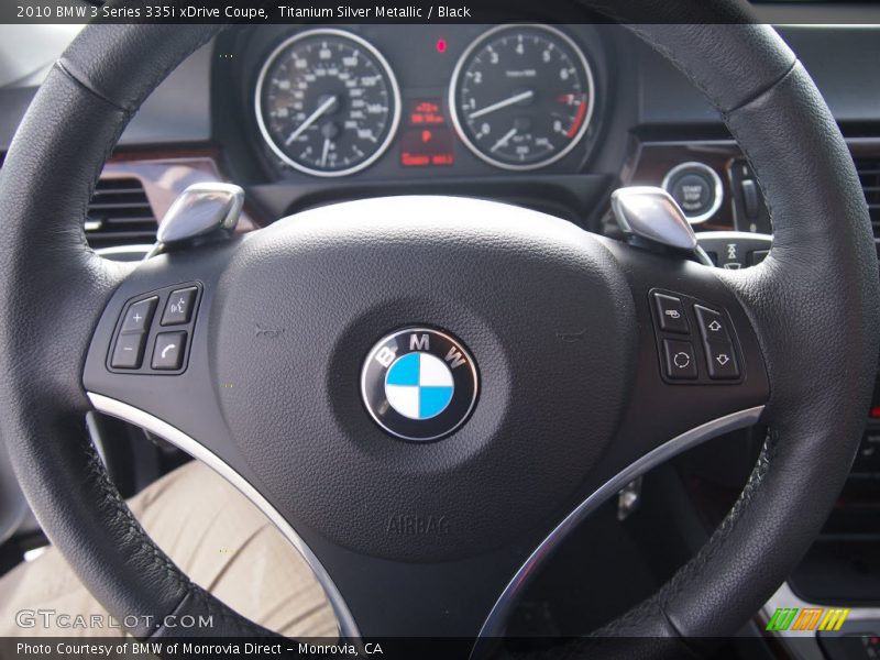 Titanium Silver Metallic / Black 2010 BMW 3 Series 335i xDrive Coupe