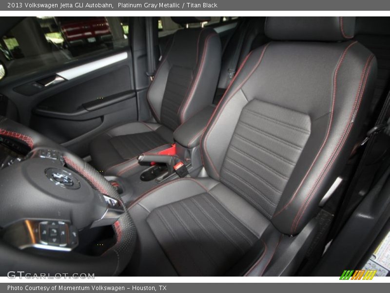 Platinum Gray Metallic / Titan Black 2013 Volkswagen Jetta GLI Autobahn