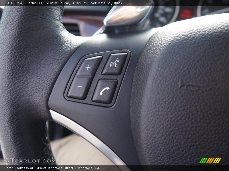 Titanium Silver Metallic / Black 2010 BMW 3 Series 335i xDrive Coupe
