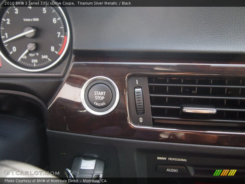 Titanium Silver Metallic / Black 2010 BMW 3 Series 335i xDrive Coupe