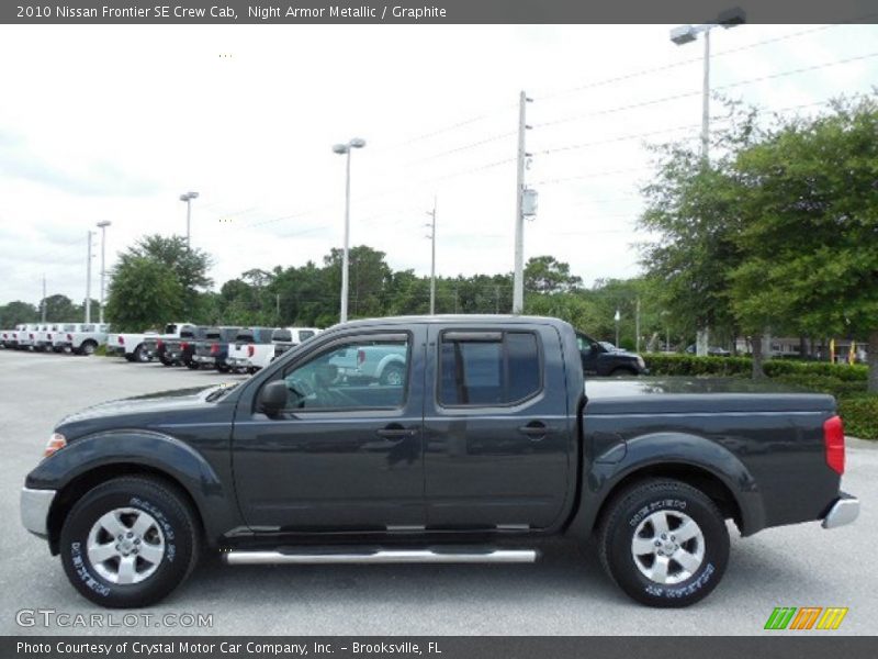 Night Armor Metallic / Graphite 2010 Nissan Frontier SE Crew Cab