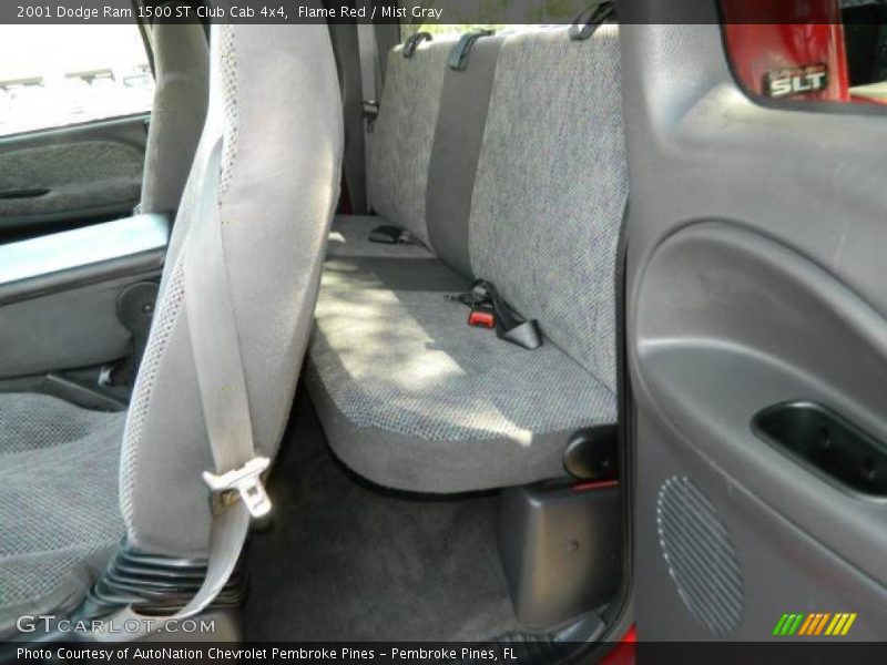 Flame Red / Mist Gray 2001 Dodge Ram 1500 ST Club Cab 4x4