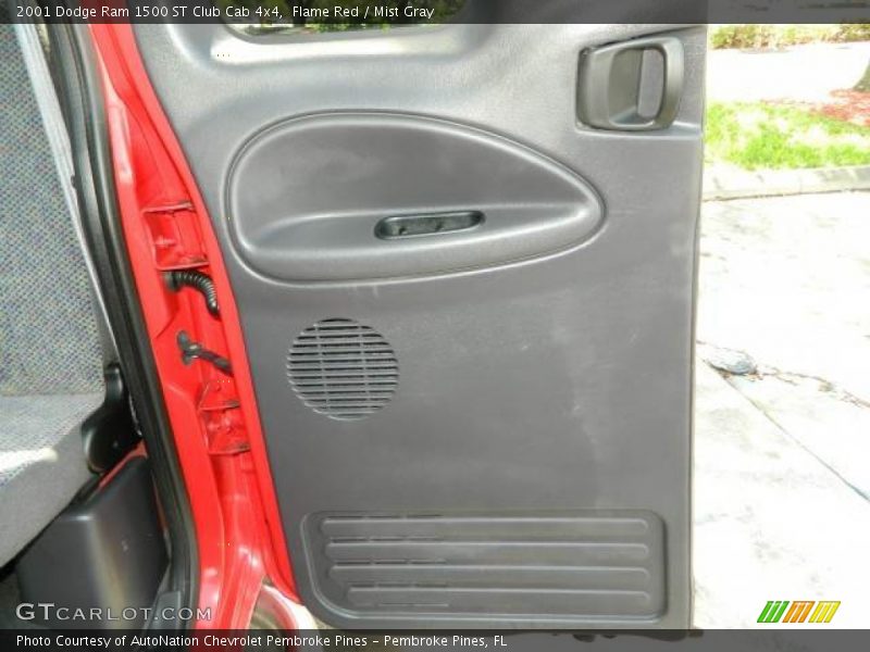 Flame Red / Mist Gray 2001 Dodge Ram 1500 ST Club Cab 4x4