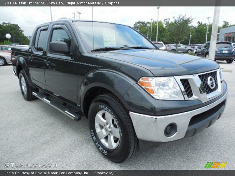 Night Armor Metallic / Graphite 2010 Nissan Frontier SE Crew Cab