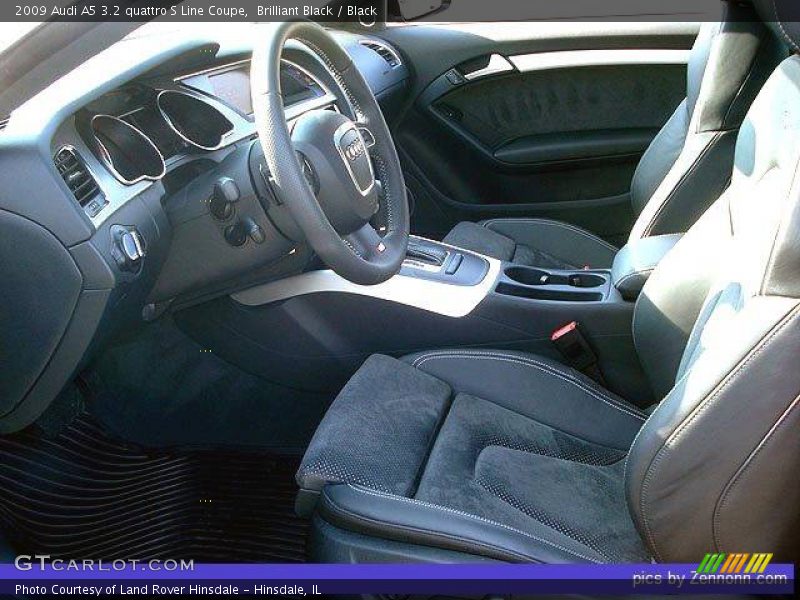 Brilliant Black / Black 2009 Audi A5 3.2 quattro S Line Coupe