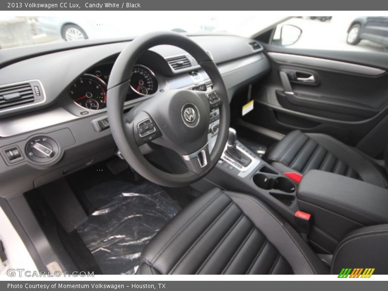 Candy White / Black 2013 Volkswagen CC Lux