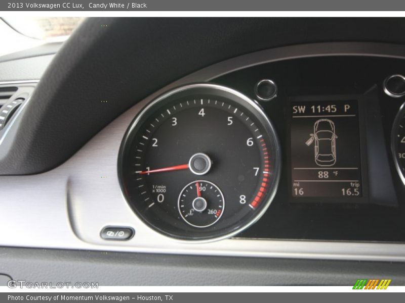 Candy White / Black 2013 Volkswagen CC Lux