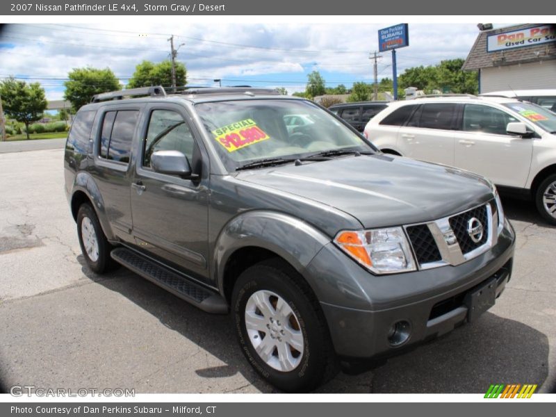 Storm Gray / Desert 2007 Nissan Pathfinder LE 4x4