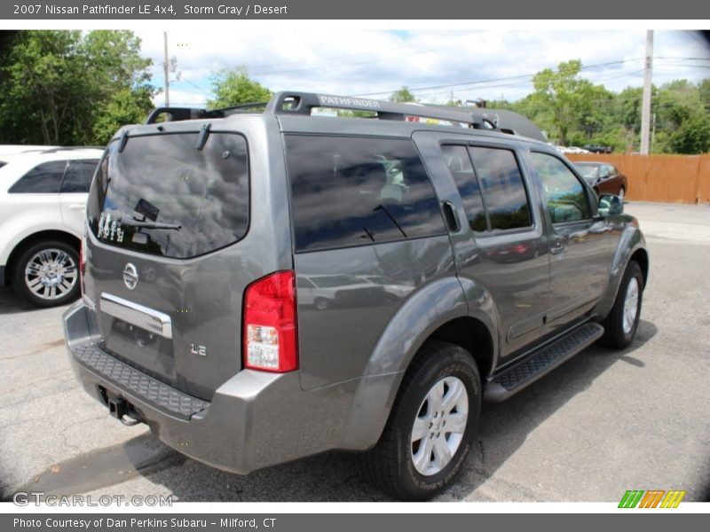Storm Gray / Desert 2007 Nissan Pathfinder LE 4x4