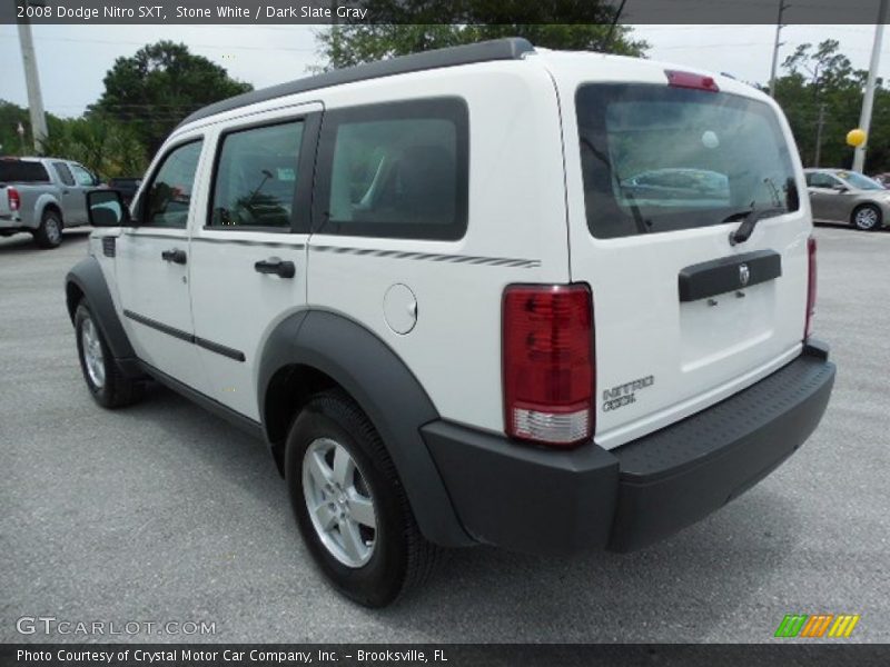 Stone White / Dark Slate Gray 2008 Dodge Nitro SXT