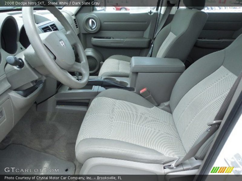 Stone White / Dark Slate Gray 2008 Dodge Nitro SXT