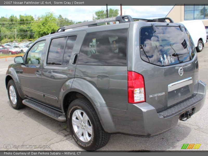 Storm Gray / Desert 2007 Nissan Pathfinder LE 4x4