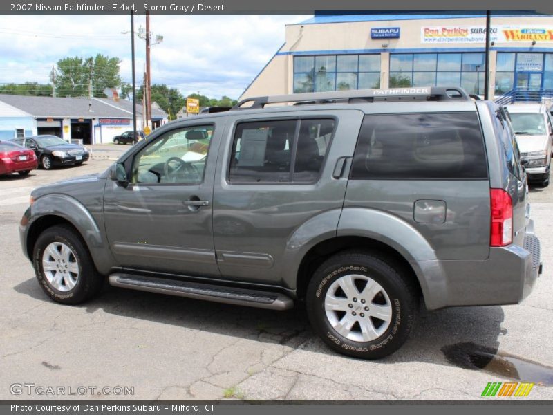Storm Gray / Desert 2007 Nissan Pathfinder LE 4x4