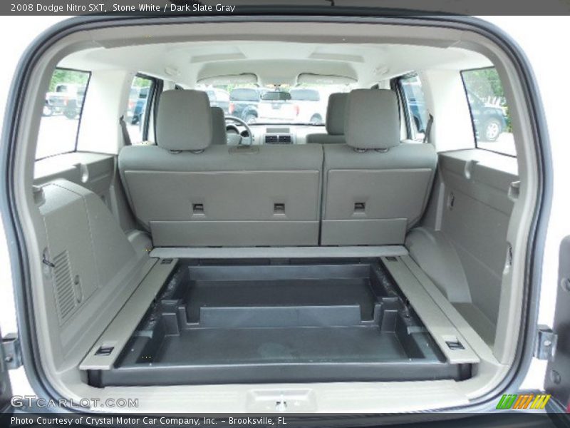 Stone White / Dark Slate Gray 2008 Dodge Nitro SXT