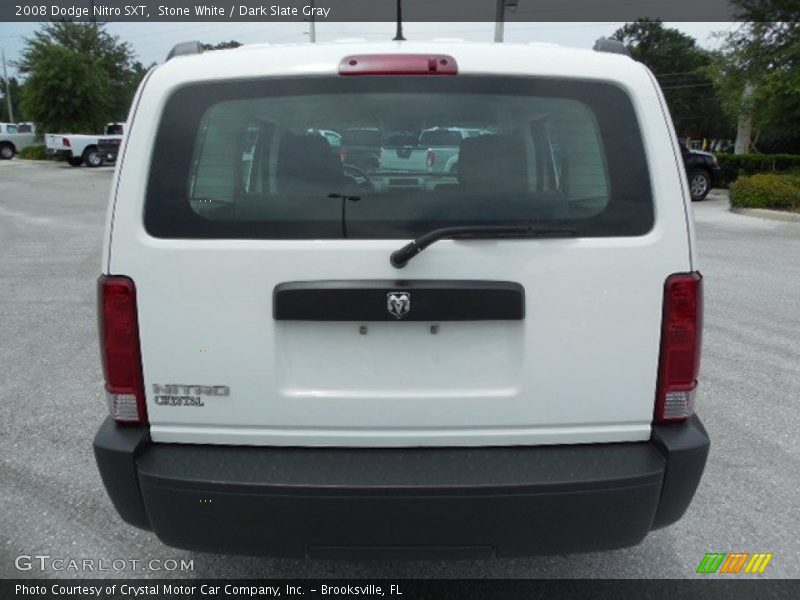 Stone White / Dark Slate Gray 2008 Dodge Nitro SXT