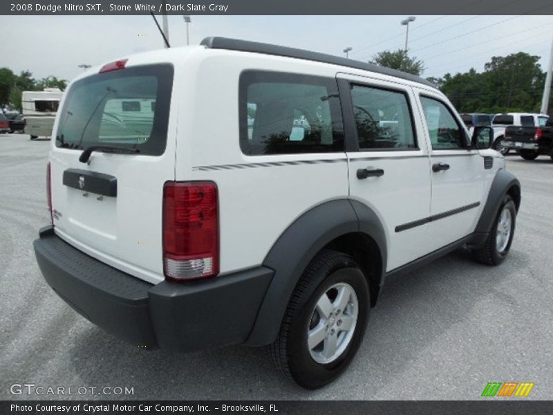 Stone White / Dark Slate Gray 2008 Dodge Nitro SXT