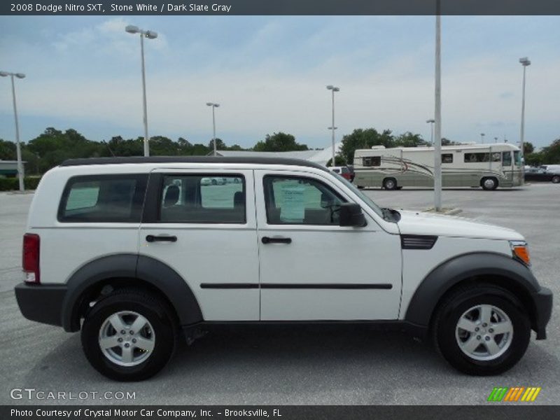Stone White / Dark Slate Gray 2008 Dodge Nitro SXT