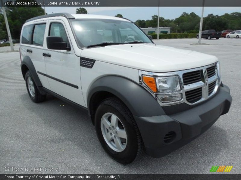 Stone White / Dark Slate Gray 2008 Dodge Nitro SXT