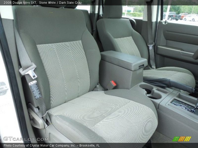 Stone White / Dark Slate Gray 2008 Dodge Nitro SXT